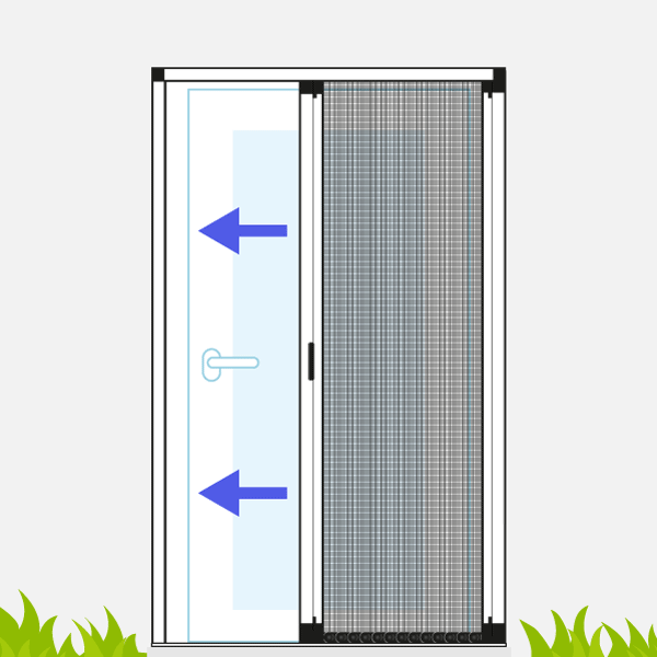 Fermeture vers la gauche