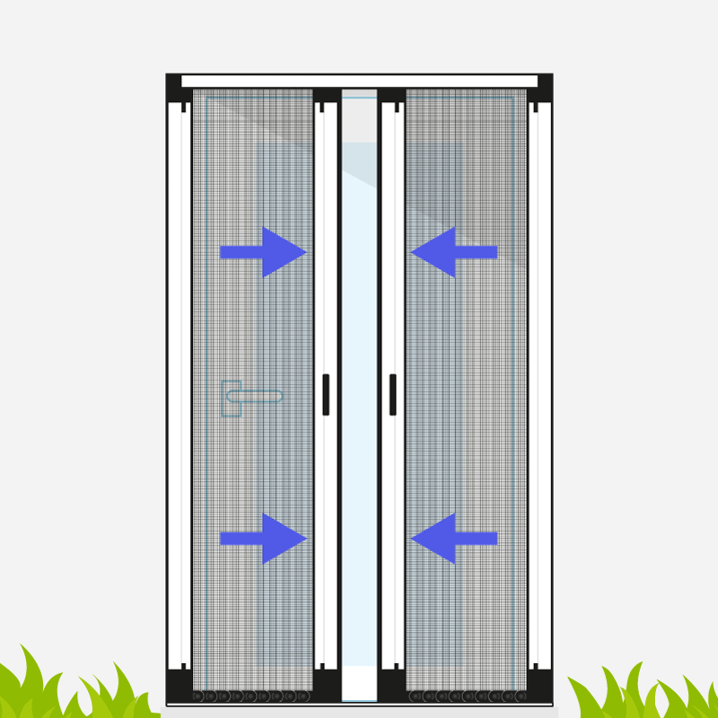 Fermeture vers le centre