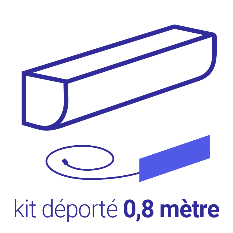 Kit déporté 0,8 mètre
