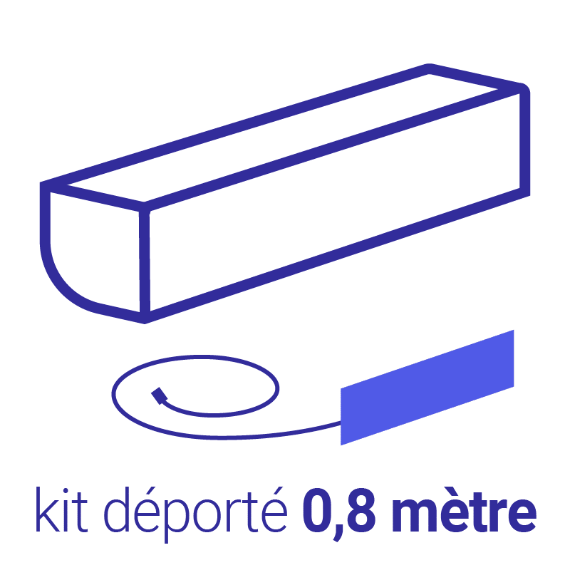 Kit déporté 0,8 mètre