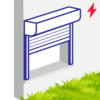 Volet roulant électrique pour pose en façade